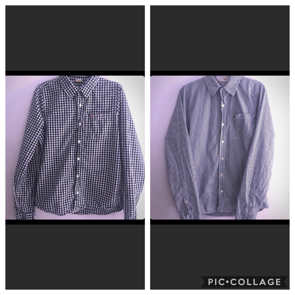 Hollister Button Down Shirt Bundle XL